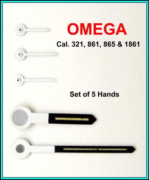 ORIGINAL Vintage OMEGA HAND SET Cal. 321 / 861 /865 / 1861 N.O.S. 1968 - N.O.S.