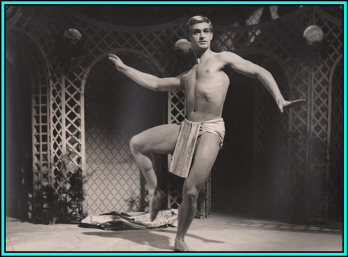 GEORGE REICH in "La Garconne" - Original Vintage PORTRAIT - 1957