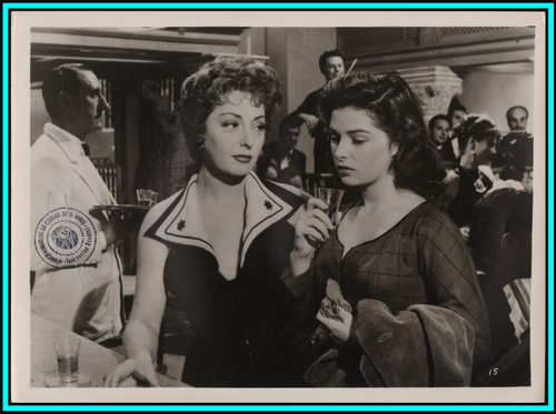 IRENE GALTER & VIVIANE ROMANCE in "Legione Straniera" - Original Photo 1953
