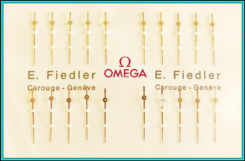 ORIGINAL OMEGA GOLD Sweep Second HAND Cal. 861 / 321 SPEEDMASTER - N.O.S. 1970s