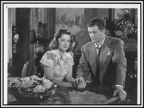 MARTHA VICKERS & DENNIS MORGAN in "The Time, the Place and the Girl" - Original Photo 1946