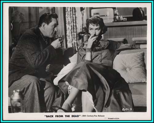 MARSHA HUNT & DON HAGGERTY in "Back From The Dead" - Original Photo 1957