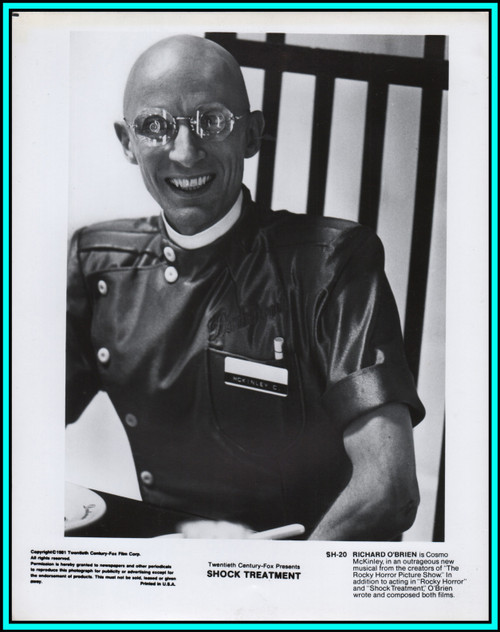 RICHARD O'BRIEN in "Shock Treatment" - Original Vintage PORTRAIT - 1981
