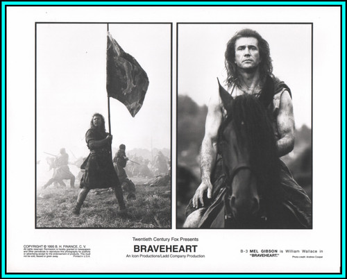 MEL GIBSON in "Braveheart" - Original Vintage Photograph - 1995