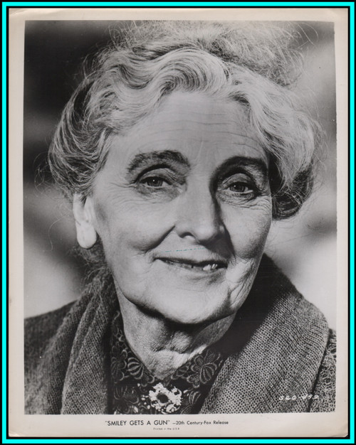 SYBIL THORNDIKE in "Smiley Gets a Gun" - Original Vintage PORTRAIT - 1958
