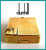 Vintage 1938 DUNHILL Squareboy Mini Petrol Gold Plated LIGHTER - WORKING