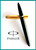 Vintage PARKER AEROMETRIC "51" Fountain Pen - BLACK - St. Steel Nib FINE