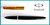 Vintage PARKER AEROMETRIC "51" Fountain Pen - BLACK - St. Steel Nib FINE