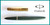 PARKER "51" DEMI - Navy Gray Gold Cap - AEROMETRIC - 14k Nib: MEDIUM - SERVICED