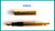 KOSCA “18K Gold Plated" DECO Fountain Pen 1930's Button Filler (Italy) SERVICED