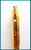 KOSCA “18K Gold Plated" DECO Fountain Pen 1930's Button Filler (Italy) SERVICED