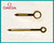 ORIGINAL Vint. OMEGA GOLD HAND SET x 3 Cal. 861 / 321 SPEEDMASTER - N.O.S. 197
