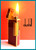 Vintage DUNHILL Rollagas LIGHTER Bordeaux / Dark red lacquer - JUST SERVICED