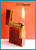 S.T. DUPONT Lighter - Ligne 2 Gold & Chinese Lacquer: BROWN / Caramel - SERVICED