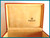 Original ROLEX Quartz Watch Box Case 70.00.08 Tan Brown leather. No outer box