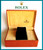 Original ROLEX Quartz Watch Box Case 70.00.08 Tan Brown leather. No outer box