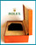 Original ROLEX Quartz Watch Box Case 70.00.08 Tan Brown leather. No outer box