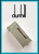 1939 DUNHILL Rollalite SMALL / MINI, Silver Plated, Petrol LIGHTER - SERVICED
