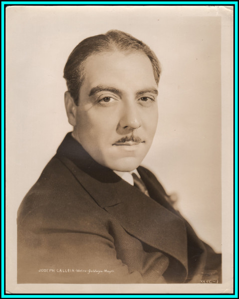 JOSEPH CALLEIA - Maltese Actor - Original MGM Vintage PORTRAIT - 1930's
