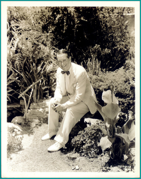 MAURICE CHEVALIER - French Actror - Original CANDID Vintage MGM Photo - 1930's