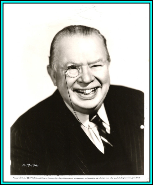CHARLES COBURN in "Yes Sir That's My Baby" - Original Vintage PORTRAIT - 1949