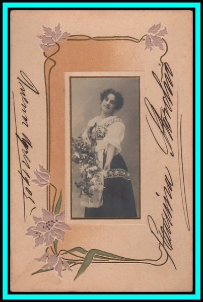 ROSINA STORCHIO - Italian Soprano - Original Vintage Handsigned Postcard - 1905 ROSINA STORCHIO - Italian Soprano - Original Vintage Handsigned Postcard - 1905