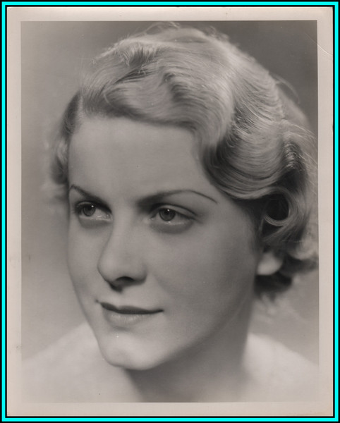 JEANNE LAMY - French Actress - Original Vintage Oversized PORTRAIT 1930's