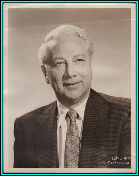 LUTHER ADLER in "The Last Angry Man" - Original Vintage PORTRAIT - 1959