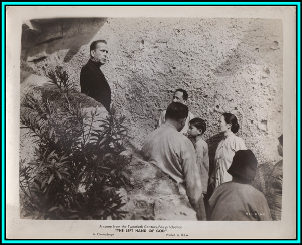 HUMPHREY BOGART in "The Left Hand of God" - Original Vintage Photo 1955