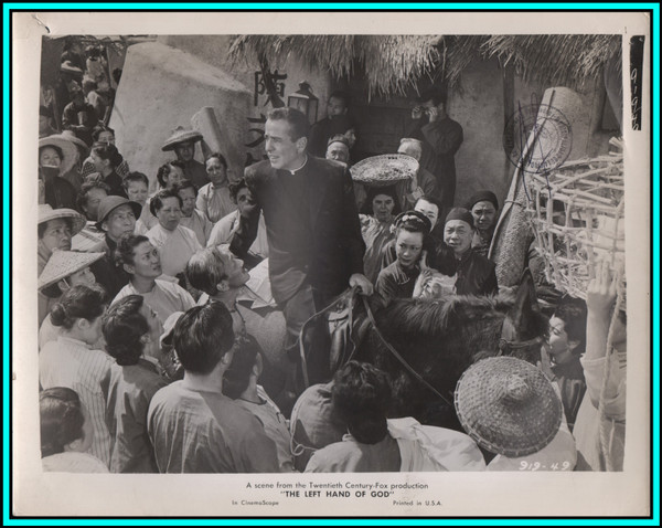 HUMPHREY BOGART in "The Left Hand of God" - Original Vintage Photo  1955