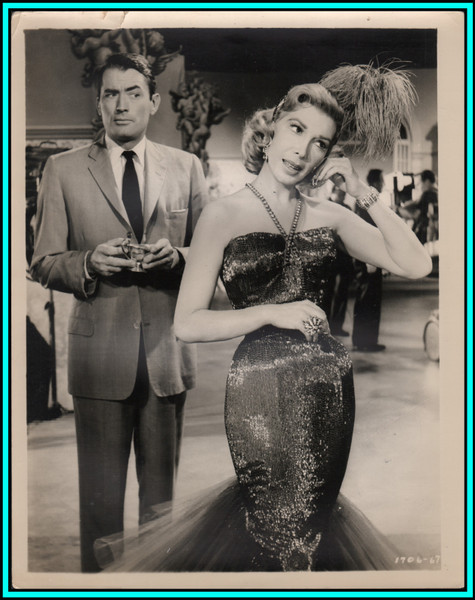 DOLORES GRAY & GREGORY PECK in "Designing Woman" - Original Vintage Photo 1957