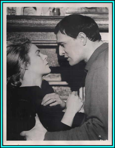 RACHEL ROBERTS & RICHARD HARRIS in "This Sporting Life" - Original Vintage Photo 1963