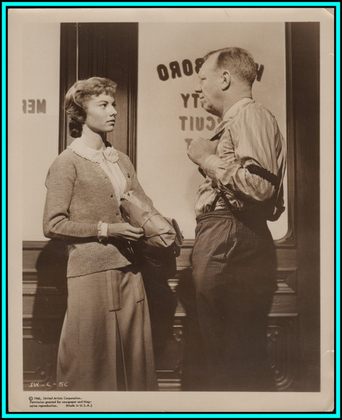DONNA ANDERSON & PAUL HARTMAN in "Inherit The Wind" - Original Photo 1960