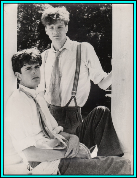 RUPERT EVERETT & COLIN FIRTH in "Another Country" - Original Vintage Photo 1984