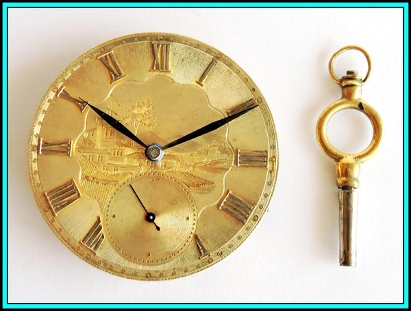 Thomas F. Cooper of London - Key Wind Pocket Watch Movement 1860's - WORKING