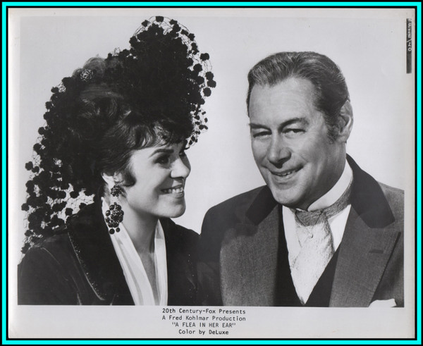 RACHEL ROBERTS & PETER CELLIER in "A Flea in Her Ear" - Original Photo 1967