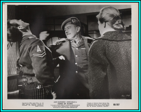 ALEC GUINNES in "Tunes of Glory" - Original Vintage Photograph - 1960