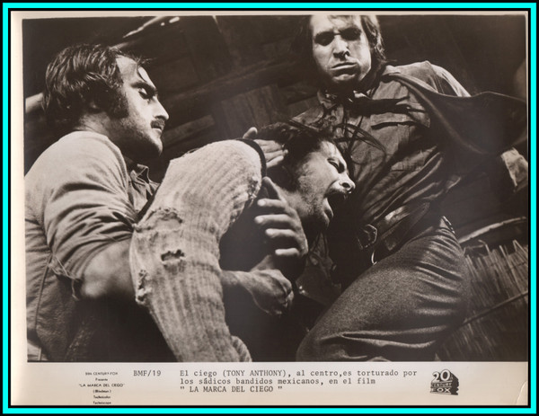 TONY ANTHONY in "Blindman" - Original Vintage Photograph - 1971