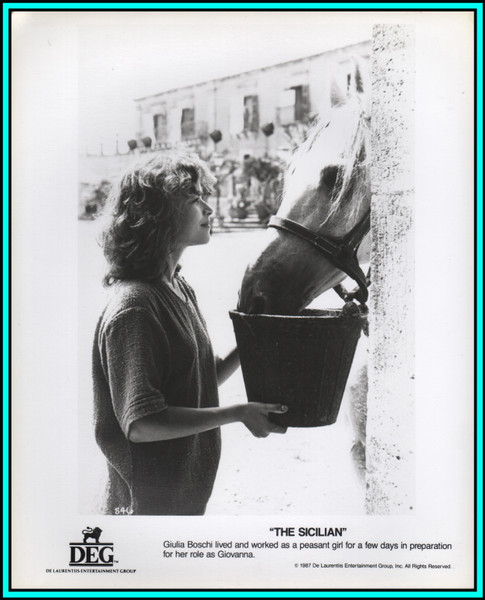 GIULIA BOSCHI in "The Sicilian" - Original Vintage Photograph - 1987