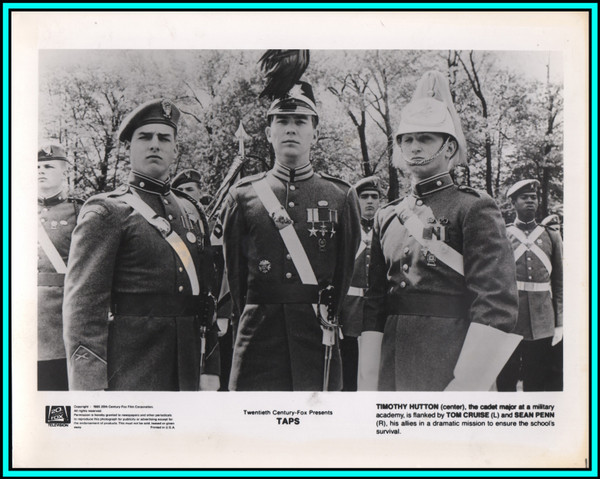 TOM CRUISE & SEAN PENN in "Taps" - Original Vintage Photograph - 1985