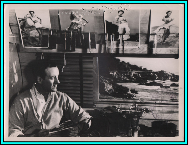 DAVID NIVEN in "The Lady Says No" - Original Vintage Photograph - 1951