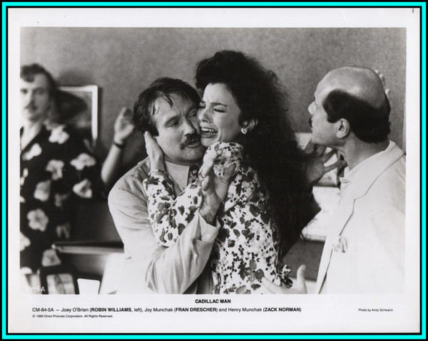 FRAN DRESCHER & ROBIN WILLIAMS in "Cadillac Man" - Original Vintage Photo 1990