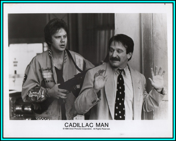 ROBBIN WILLIAMS & TIM ROBBINS in "Cadillac Man" - Original Vintage Photo 1990
