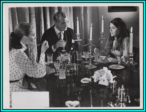 JENNIFER HILARY & CLIFFORD EVANS in "One Brief Summer" - Original Photo 1971