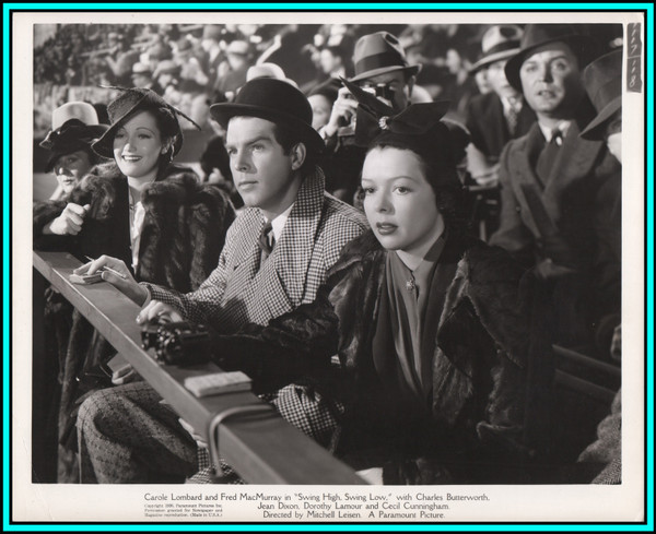 FRED MACMURRAY & DOROTHY LAMOUR in "Swing High, Swing Low" - Original Photo 1937