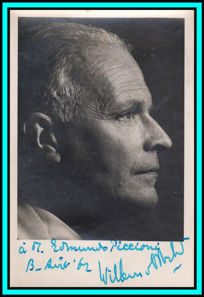 WILLEM VAN OTTERLOO - Dutch Conductor - Original Handsigned POSTCARD 1962