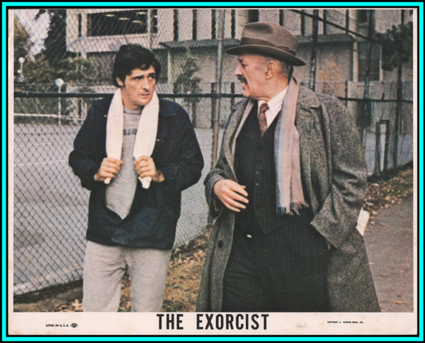 LEE J. COBB & JASON MILLER in "The Exorcist" - Original Vintage Photograph 1973