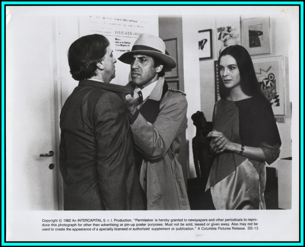 CAROLE BOUQUET & ADRIANO CELENTANO in "Bingo Bongo" - Original Photo 1982