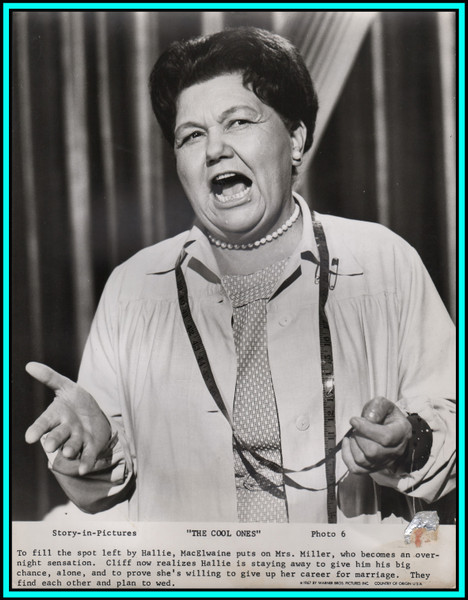 MRS. MILLER in "The Cool Ones" - Original Vintage PORTRAIT - 1967