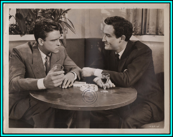 VITTORIO GASSMAN & JOHN ERICSON in "Rhapsody" - Original Vintage Photograph - 1954